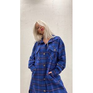 Overhemd Lang/Blauw/Sirmaza