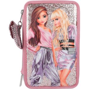 Depesche - TOPModel 3-vaks etui met glitter - GLITTER QUEEN