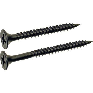 Qz snelbouwschroeven 4,8x100mm - trompetkop - zwart gefosfateerd - PH 2 (Per 250 stuks)