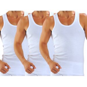 SQOTTON - Onderhemd - Wit - 100% Katoen - 3 Stuks