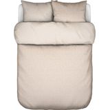 MARC O'POLO Eilif Flannel Dekbedovertrek Oatmeal - Tweepersoons – 200x200/220 cm