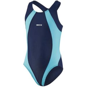 Beco Badpak Meisjes - Polyamide/elastaan - Marineblauw/turquoise - Maat 176