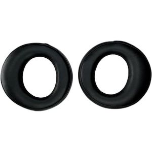 Allecto Plus - Vervangende oorkussens voor draadloze PS4 en PS3 gaming headsets, comfortabel leer (zwart)
