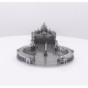 Bouwpakket Miniatuur Basiliek Sint Pieter Vaticaanstad- metaal