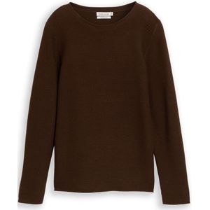 TOM TAILOR - 1016350 - Trui - Dark Pecan Brown - Dames