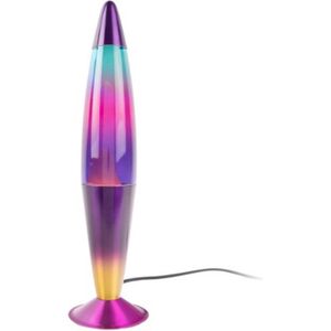 Leitmotiv Tafellamp Rainbow Rocket Lava - Paars - Ø10.8x41.5cm - Scandinavisch