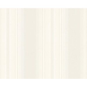 KLASSIEK STREPEN BEHANG - Grijs Wit Metallic - AS Creation Hermitage 10