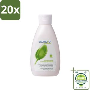 20 x Lactacyd – Verfrissende Wasgel - 200 m - Grootverpakking - Intieme Wasgel - Frisse Intieme Wasgel - Menthol Wasgel - Geurvervoegende Wasgel - Intieme Verzorging