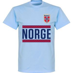Noorwegen Team T-Shirt - Lichtblauw - Kinderen - 128