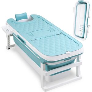 Opvouwbaar Bad XXL 149cm- Blauw Badkuip volwassenen - Bad voor in de douche - IJsbad