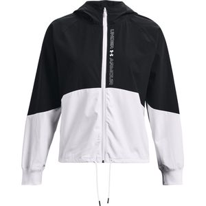 Under Armour Woven FZ Jacket Dames Sportvest - Maat L