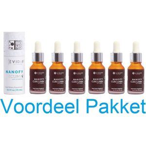 Nanofy Curcumin 15ml Vidafy Voordeelpakket 6 in 1