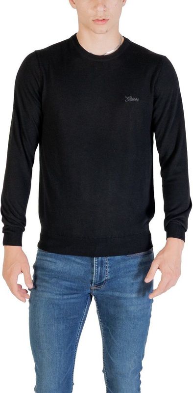 Crew Neck Long Sleeve Sweater - Zwart - Sweater