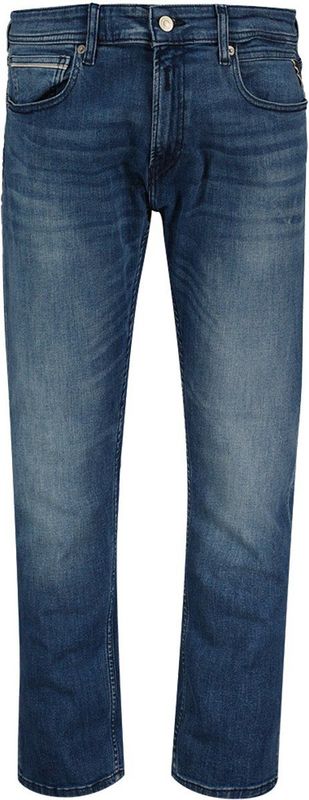 Replay Heren Jeans Broeken Grover regular/straight Fit Blauw Volwassenen