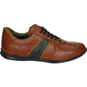 Galizio Torresi 312238 - CasualHeren sneakersHeren veterschoenVrije tijdsschoenen - Kleur: Cognac - Maat: 47