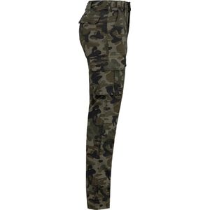 Broek Heren 48 NL (42 FR) Kariban Olive Camouflage 98% Katoen, 2% Elasthan