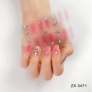 Prachtige nieuwe design NagelStickers/ 1 vel , 14 tips/ Manicure Nagel stickers / Nail stickers+nagelvijlen