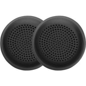kwmobile 2x oorkussens geschikt voor Logitech Zone Wired - Earpads voor koptelefoon in zwart