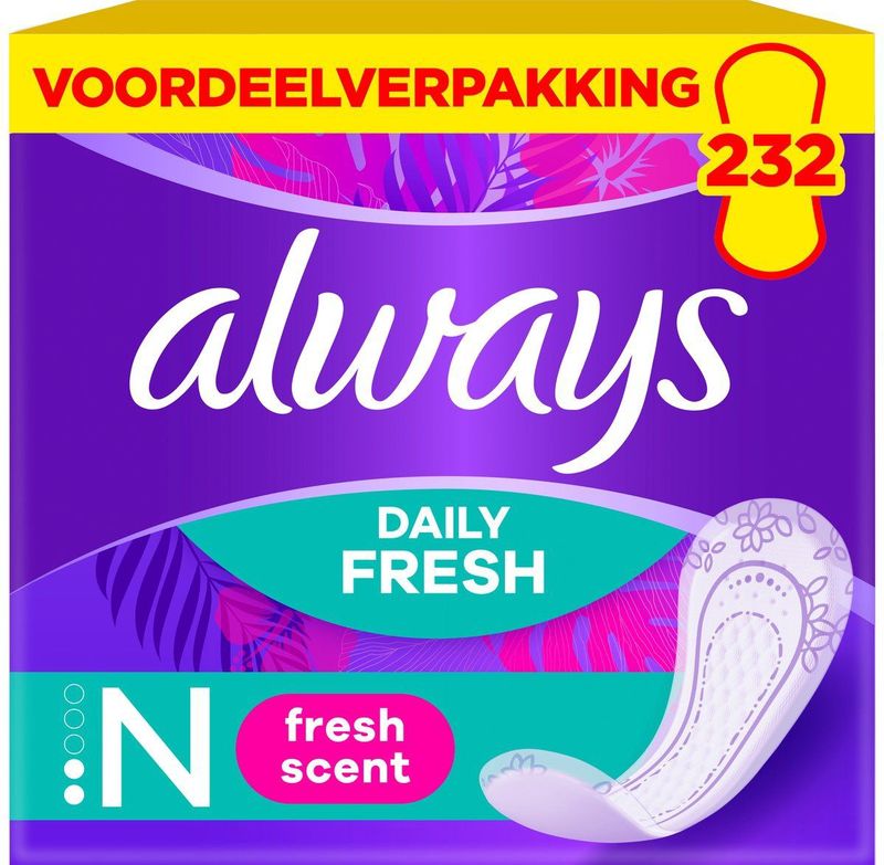 Always - Daily Fresh - Inlegkruisjes - Normaal - Luchtdoorlatend Design