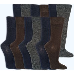 Bundelvoordeel 12 paar | Wollen sokken | dames | heren | comfort sokken | optimaal draagcomfort zonder drukpunten | meerdere kleuren