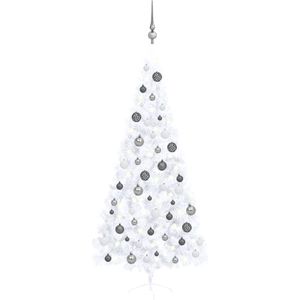 vidaXL-Kunstkerstboom-met-verlichting-en-kerstballen-half-210-cm-wit