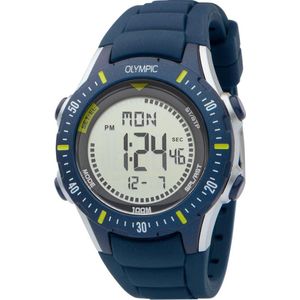 Olympic OL45HKR010 BIKING Horloge - Rubber - Blauw - 40mm
