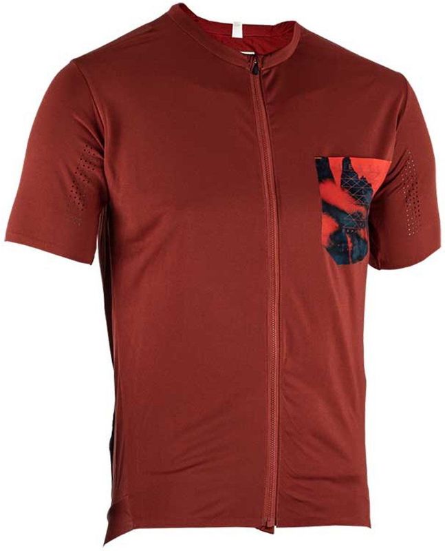 Leatt Trail 3.0 Korte Mouw Enduro Trui Rood XS Man