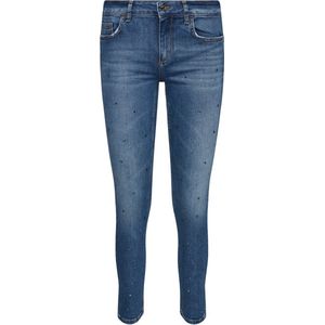 Liu Jo • blauwe slim fit jeans met steentjes • maat 24