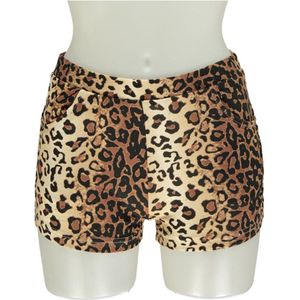 Apollo - Hotpants dames - Leopard design - Maat S/M - Hotpants - Feestkleding - Hotpants met print - Carnavalskleding