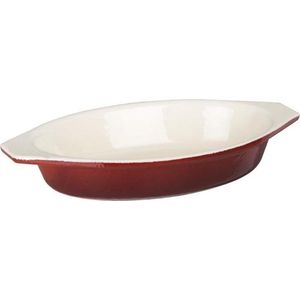 Voque Ovale Gratineerschaal Rood 65cl