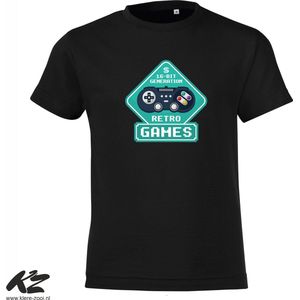 Klere-Zooi - 16-bit Generation - Kids T-Shirt - 128 (7/8 jaar)