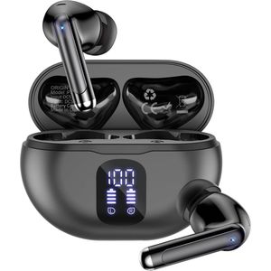 ORIGIN™ Pro 500 Draadloze Oordopjes - Bluetooth 5.4 Oortjes - Active Noise Cancelling - ANC/ENC - HiFi - Earbuds geschikt voor vrijwel alle Smartphones en Laptops