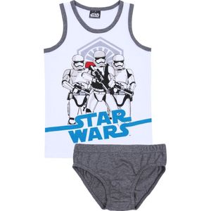 Wit-grijze ondergoedset voor jongens - STAR WARS Stormtroopers
