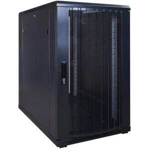 DSIT 18U serverkast met geperforeerde deur 600x1000x1000mm (BxDxH) - serverbehuizing - serverrack - 19 inch