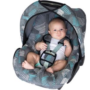 Wallabiezzz Zonnekap Maxi Cosi - Zonnescherm Auto Baby - Universeel - Autostoel - Streep