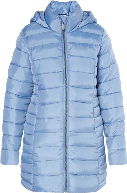 usha - BLUE LABEL - Gewatteerde Jas - Lichtblauw - Aansluitende Pasvorm