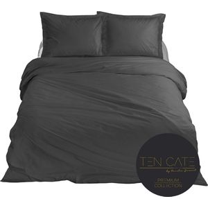 Ten Cate Premium Dekbedovertrek - Dekbedovertrek 240 x 220 katoen - Dekbedovertrekken - Dekbedovertrek 240 x 220 - Antraciet