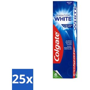 25 x Colgate Tandpasta Sensation White 75 ml -