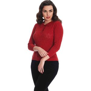 Banned - Stars Above Gebreide trui - XL - Rood