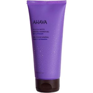 AHAVA Mineraal Douchegel - Lente Bloesem | Zuiverend & Hydraterend | Verfrist & Ontspant | Reinigingsgel voor een droge huid & gezicht | Badzeep | Body Wash voor mannen & vrouwen - 200ml