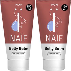 Naïf - Voedende Buikbalsem Voordeelset - voor Zwangerschap - Zonder microplastics of minerale olie - 2x 150ml