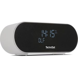 Premium Stereo Wekkerradio met Bluetooth, DAB+ en USB-oplaadfunctie - Lichtgrijs