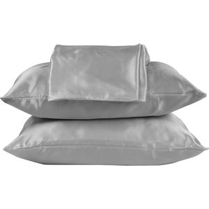 Beauty Pillow® Dekbedovertrek Set - Silver 200x200/220