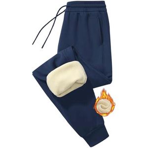Warme fleece gevoerde joggingbroek voor dames - thermisch, met zakken, casual loungewear