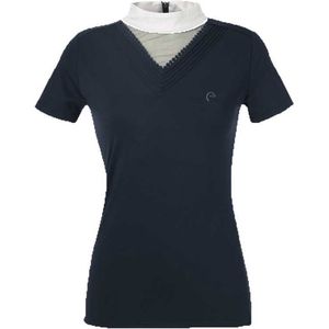 Equitheme Valence Korte Mouw Poloshirt Voor Dames Zwart XS Vrouw