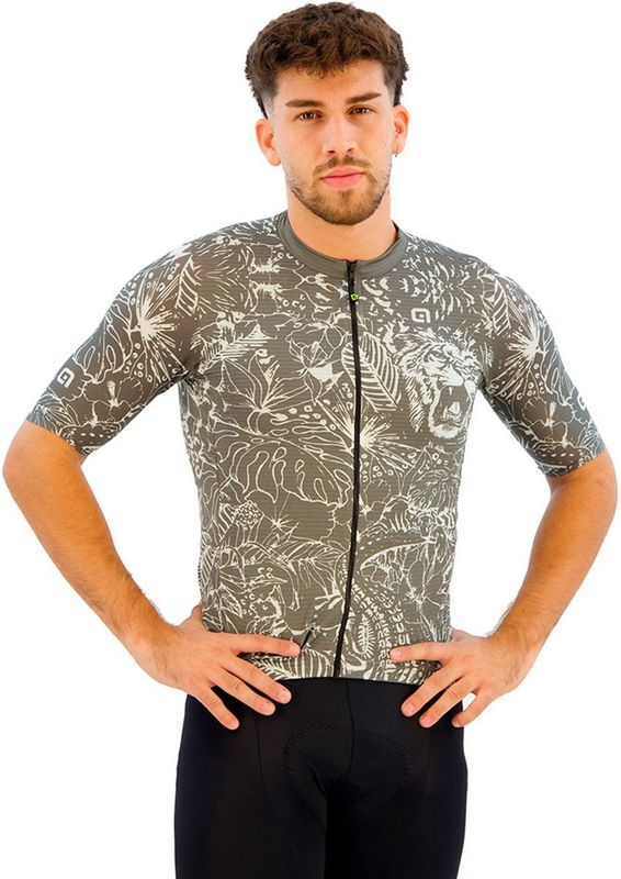 Alé Pragma Safari Jersey Fietsshirt (Heren |olijfgroen)