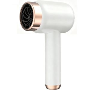 Fohn – Hair Dryer - Draagbare Föhn - Snoerloze haarstylingtool - Compacte föhn met drie snelheden - Voor hotelvakantie - zakenreizen - wandelen - sporten - studentenhuis - strand - Wit