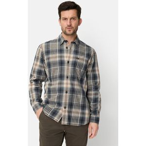 camel active - Longsleeve Shirt - Asfalt - Kentkraag - Borstzakken