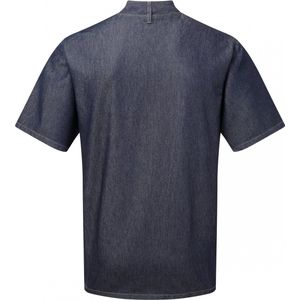 Schort/Tuniek/Werkblouse Unisex M Premier Indigo Denim 60% Katoen, 40% Polyester
