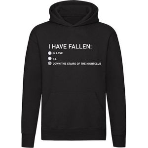 I have fallen Hoodie | love | liefde | vrijgezel | uitgaan | nachtclub | club | grappig | Unisex | Trui | Sweater | Capuchon